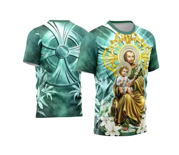 Arte Estampa Camisa - Religião - Festejo - São José - 2024 - 2025