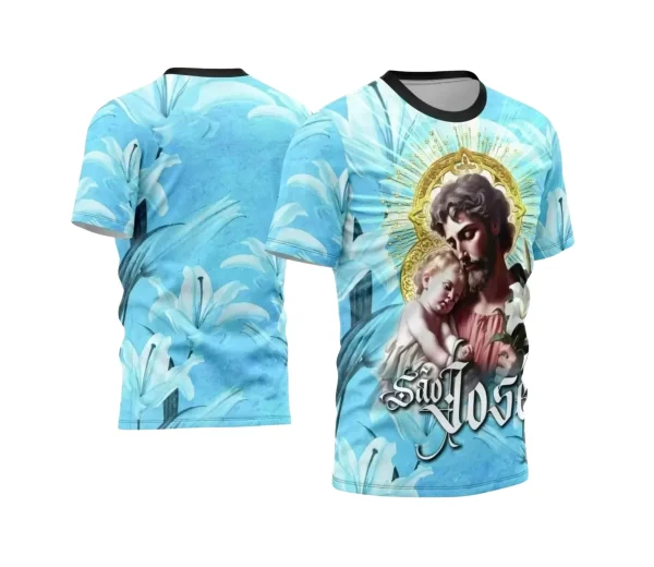 Arte Estampa Camisa - Religião - Festejo - São José - 2024 - 2025