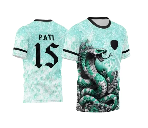 Arte Estampa - Camisa de Interclasse - Cobra - Serpente  2024-2025