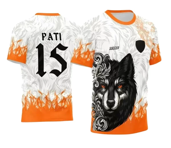 Camisa Interclasse Escolar Tema Lobo | Doces Desenhos