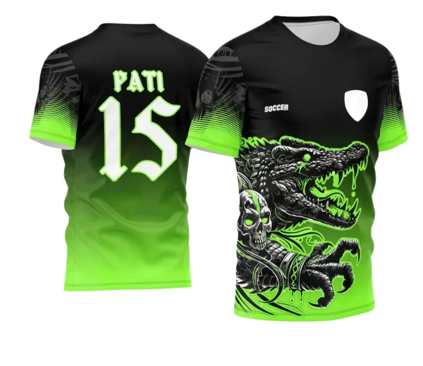 Camisa Interclasse – Crocodilo Caveira Jogos Internos | Doces Desenhos