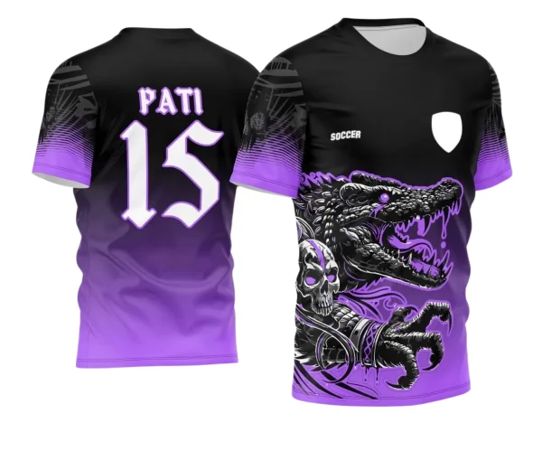 Camisa Interclasse – Crocodilo Caveira Jogos Internos | Doces Desenhos