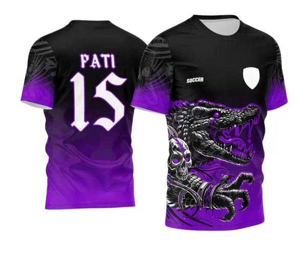 Camisa Interclasse – Crocodilo Caveira Jogos Internos | Doces Desenhos