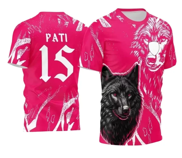 Camisa Interclasse Escolar Tema Lobo | Doces Desenhos