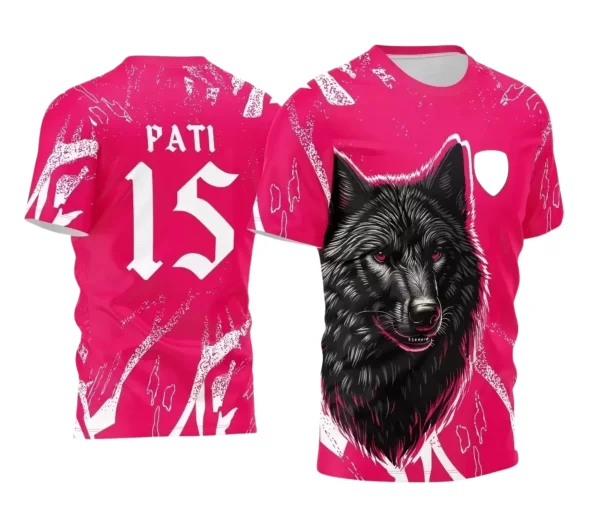 Camisa Interclasse Escolar Tema Lobo | Doces Desenhos