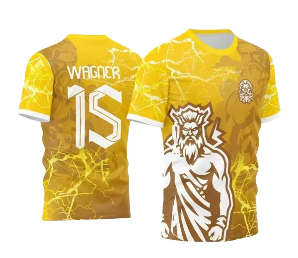 Camisa Interclasse Escolar Tema Zeus