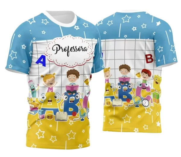 Arte Estampa - Camisa de Professora - 2024 - 2025