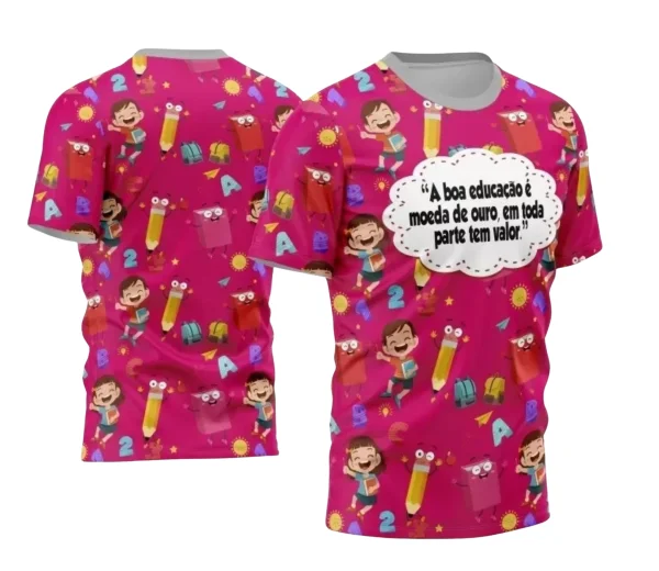 Arte Estampa - Camisa de Professora - 2024 - 2025