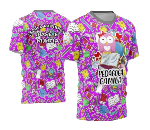 Arte Estampa - Camisa de Professora - 2024 - 2025