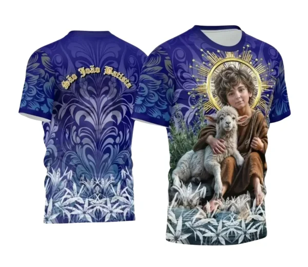 Camiseta São João Batista Religiosa