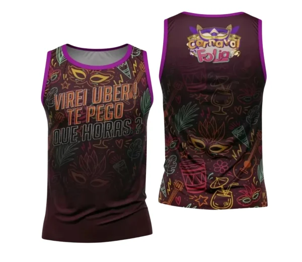 Arte Uniforme Camisa - Bloco Abadá Sublimação Carnaval 2024 - 2025