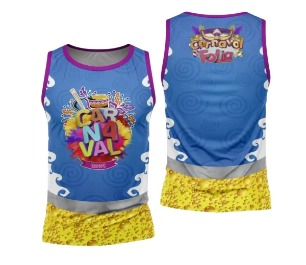 Arte Uniforme Camisa - Bloco Abadá Sublimação Carnaval 2024 - 2025