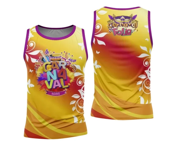 Arte Uniforme Camisa - Bloco Abadá Sublimação Carnaval 2024 - 2025