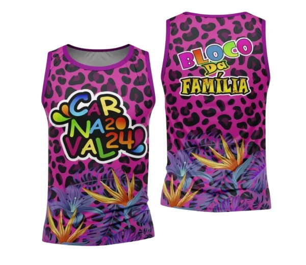 Arte Uniforme Camisa - Bloco Abadá Sublimação Carnaval 2024 - 2025