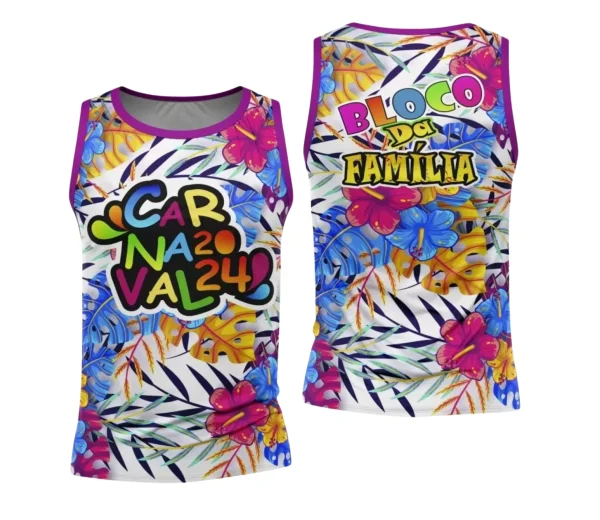 Arte Uniforme Camisa - Bloco Abadá Sublimação Carnaval 2024 - 2025