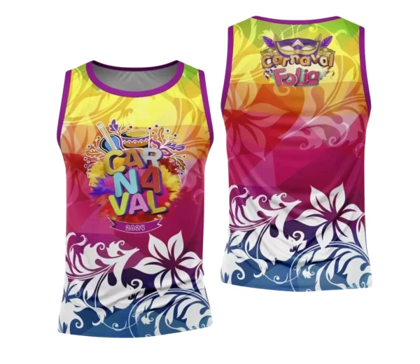 Arte Uniforme Camisa - Bloco Abadá Sublimação Carnaval 2024 - 2025