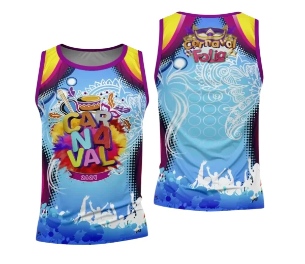 Arte Uniforme Camisa - Bloco Abadá Sublimação Carnaval 2024 - 2025