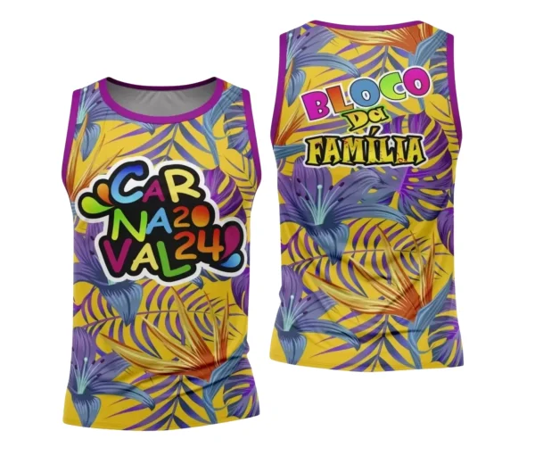 Arte Uniforme Camisa - Bloco Abadá Sublimação Carnaval 2024 - 2025