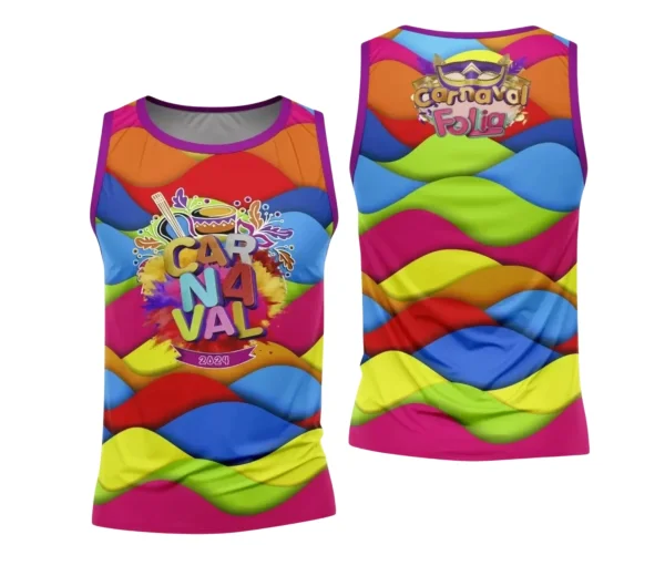 Arte Uniforme Camisa - Bloco Abadá Sublimação Carnaval 2024 - 2025