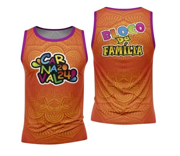 Arte Uniforme Camisa - Bloco Abadá Sublimação Carnaval 2024 - 2025
