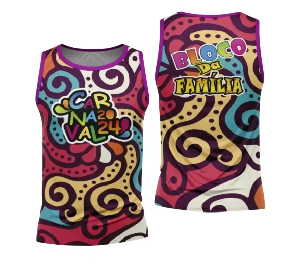 Arte Uniforme Camisa - Bloco Abadá Sublimação Carnaval 2024 - 2025