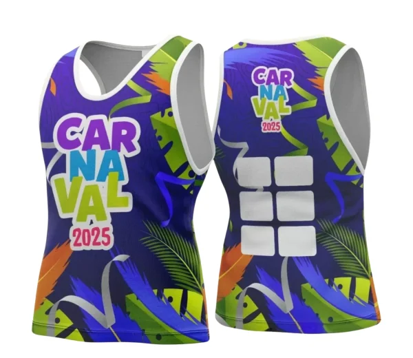 Arte Uniforme Camisa - Bloco Abadá Sublimação Carnaval - 2025