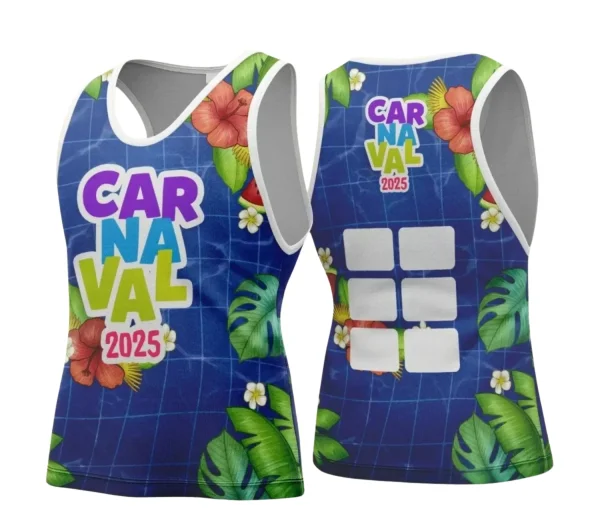 Arte Uniforme Camisa - Bloco Abadá Sublimação Carnaval - 2025
