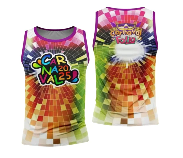 Arte Uniforme Camisa - Bloco Abadá Sublimação Carnaval - 2025