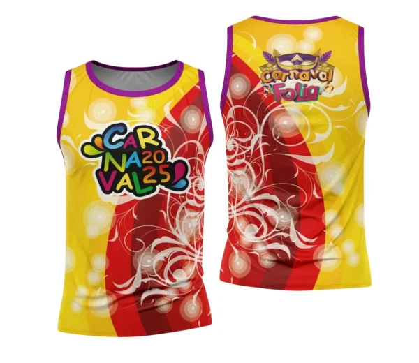 Arte Uniforme Camisa - Bloco Abadá Sublimação Carnaval - 2025