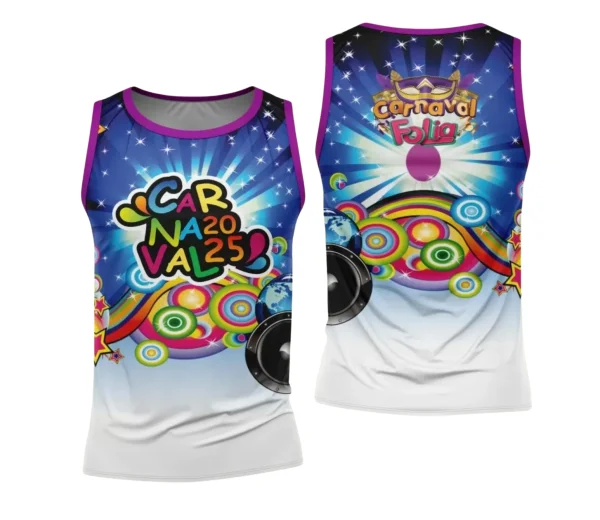 Arte Uniforme Camisa - Bloco Abadá Sublimação Carnaval - 2025