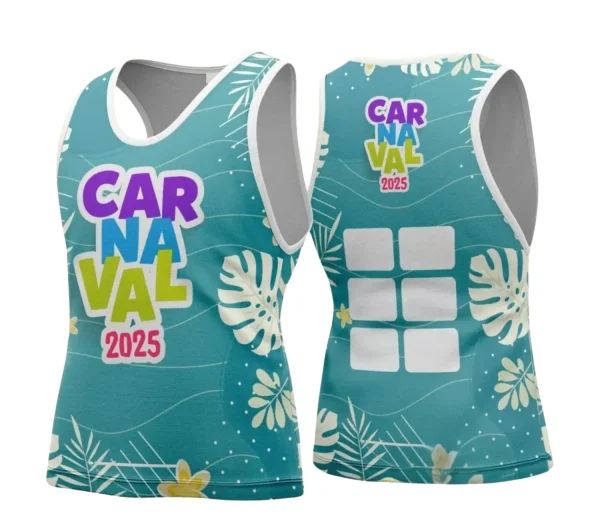 Arte Uniforme Camisa - Bloco Abadá Sublimação Carnaval - 2025