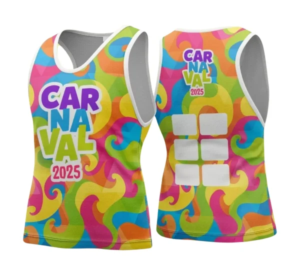 Arte Uniforme Camisa - Bloco Abadá Sublimação Carnaval - 2025