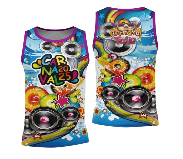 Arte Uniforme Camisa - Bloco Abadá Sublimação Carnaval - 2025