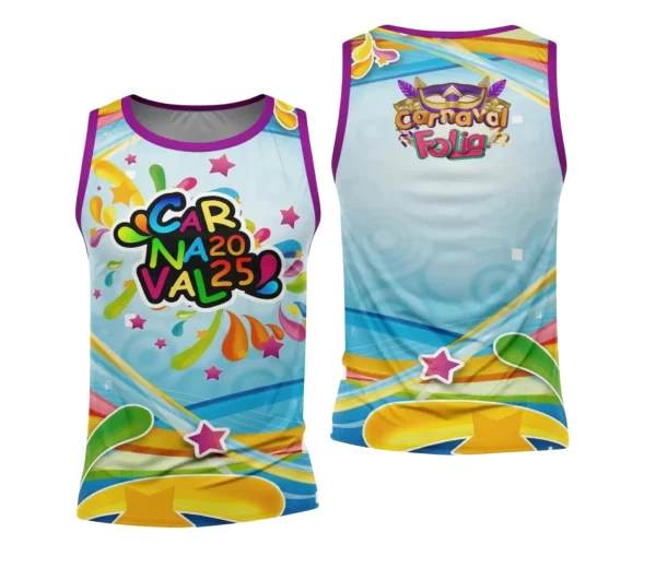 Arte Uniforme Camisa - Bloco Abadá Sublimação Carnaval - 2025