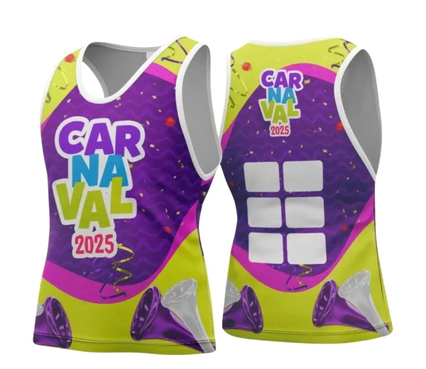 Arte Uniforme Camisa - Bloco Abadá Sublimação Carnaval - 2025