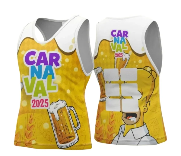 Arte Uniforme Camisa - Bloco Abadá Sublimação Carnaval - 2025