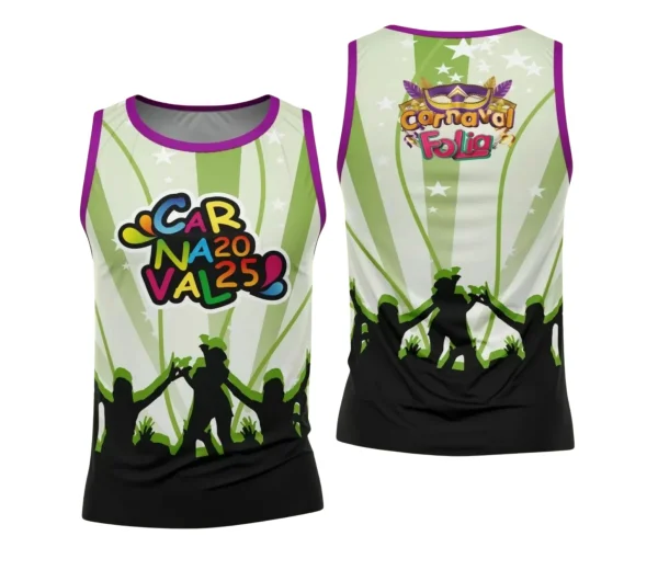 Arte Uniforme Camisa - Bloco Abadá Sublimação Carnaval - 2025