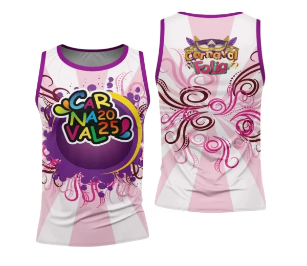 Arte Uniforme Camisa - Bloco Abadá Sublimação Carnaval - 2025