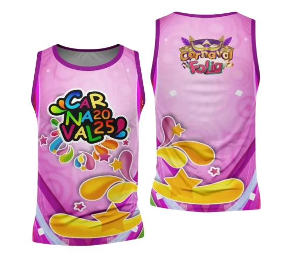 Arte Uniforme Camisa - Bloco Abadá Sublimação Carnaval - 2025