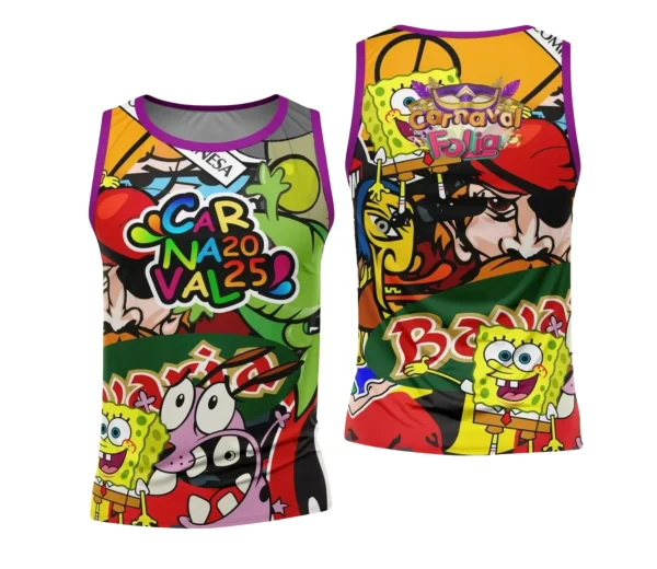 Arte Uniforme Camisa - Bloco Abadá Sublimação Carnaval - 2025