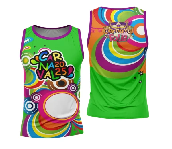 Arte Uniforme Camisa - Bloco Abadá Sublimação Carnaval - 2025