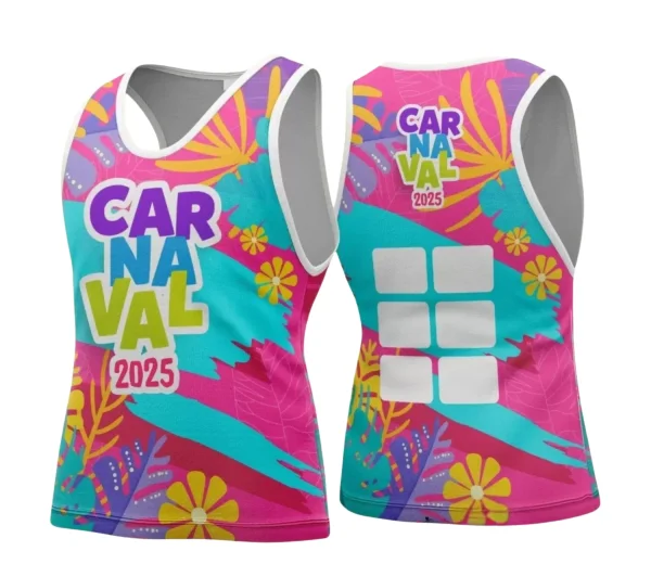 Arte Uniforme Camisa - Bloco Abadá Sublimação Carnaval - 2025