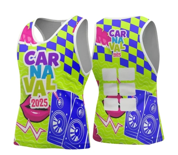 Arte Uniforme Camisa - Bloco Abadá Sublimação Carnaval - 2025