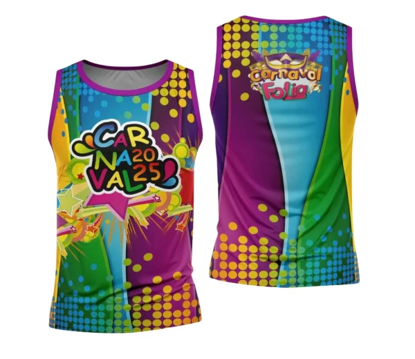 Arte Uniforme Camisa - Bloco Abadá Sublimação Carnaval - 2025