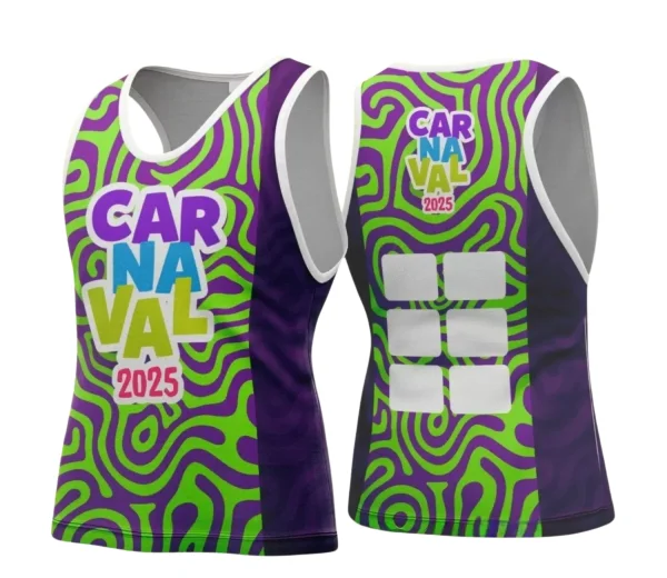 Arte Uniforme Camisa - Bloco Abadá Sublimação Carnaval - 2025