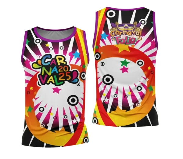 Arte Uniforme Camisa - Bloco Abadá Sublimação Carnaval - 2025