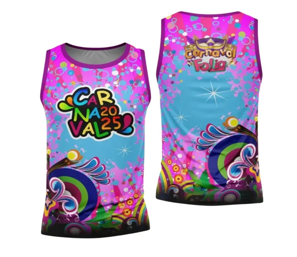 Arte Uniforme Camisa - Bloco Abadá Sublimação Carnaval - 2025