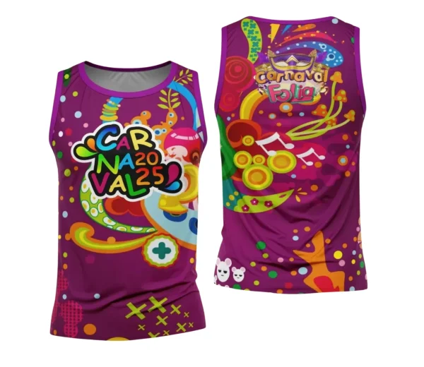 Arte Uniforme Camisa - Bloco Abadá Sublimação Carnaval - 2025