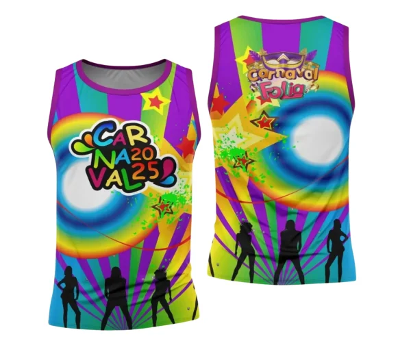 Arte Uniforme Camisa - Bloco Abadá Sublimação Carnaval - 2025