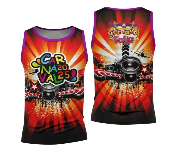 Arte Uniforme Camisa - Bloco Abadá Sublimação Carnaval - 2025